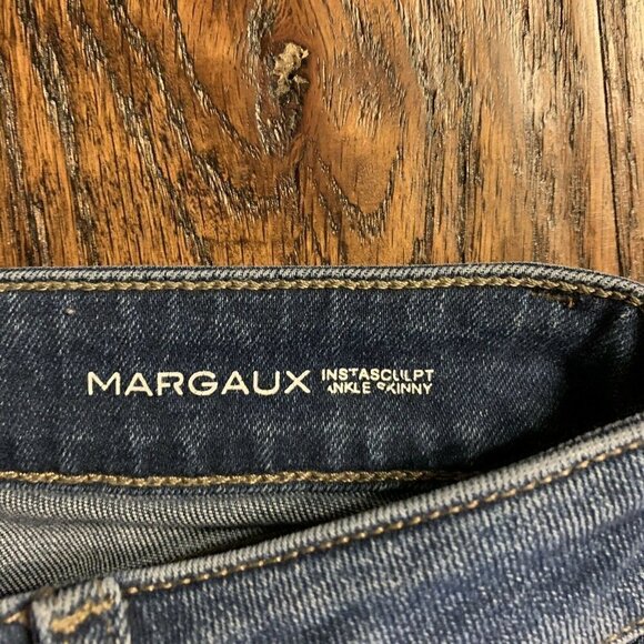 DL1961 Margaux Ankle Skinny Busted Knee Jeans, Size 4/27 - Picture 4 of 10